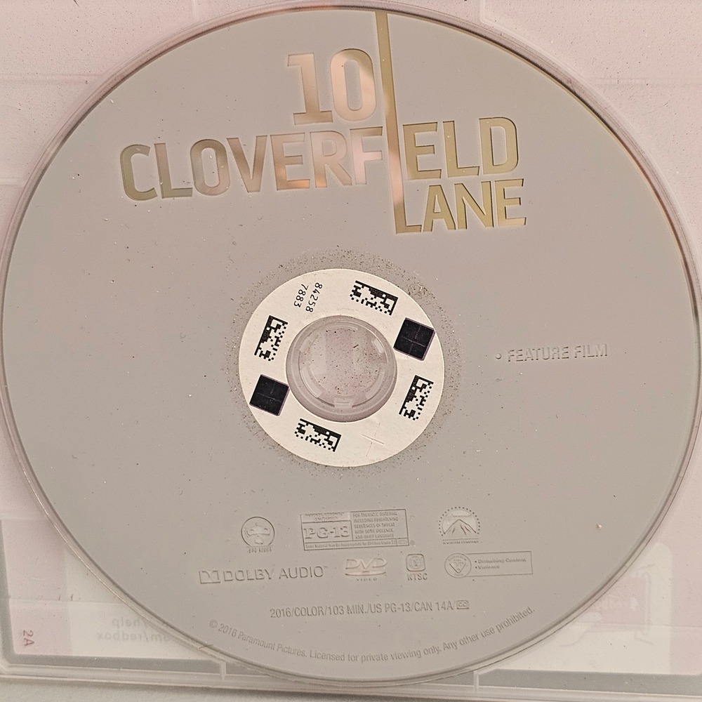 10 Cloverfield Lane DVD 2016 Movie John Goodman Psychological Thriller